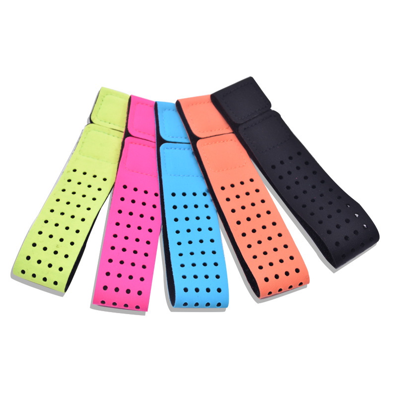 Factory Direct Sales Heart Rate Strap Arm Strap Elastic Lycra Velcro Strap Bluetooth Running Heart Rate Armband