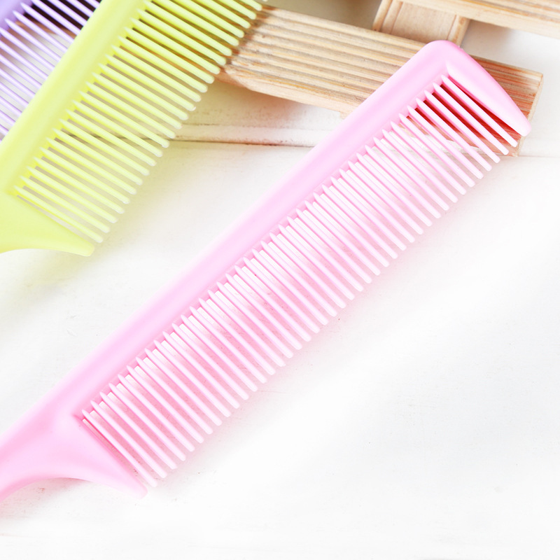 Pick Comb Pointed Tail Comb Hairdressing Comb High and Low Teeth Partition Hair Comb Anti-Static High Temperature Resistant Hair Comb