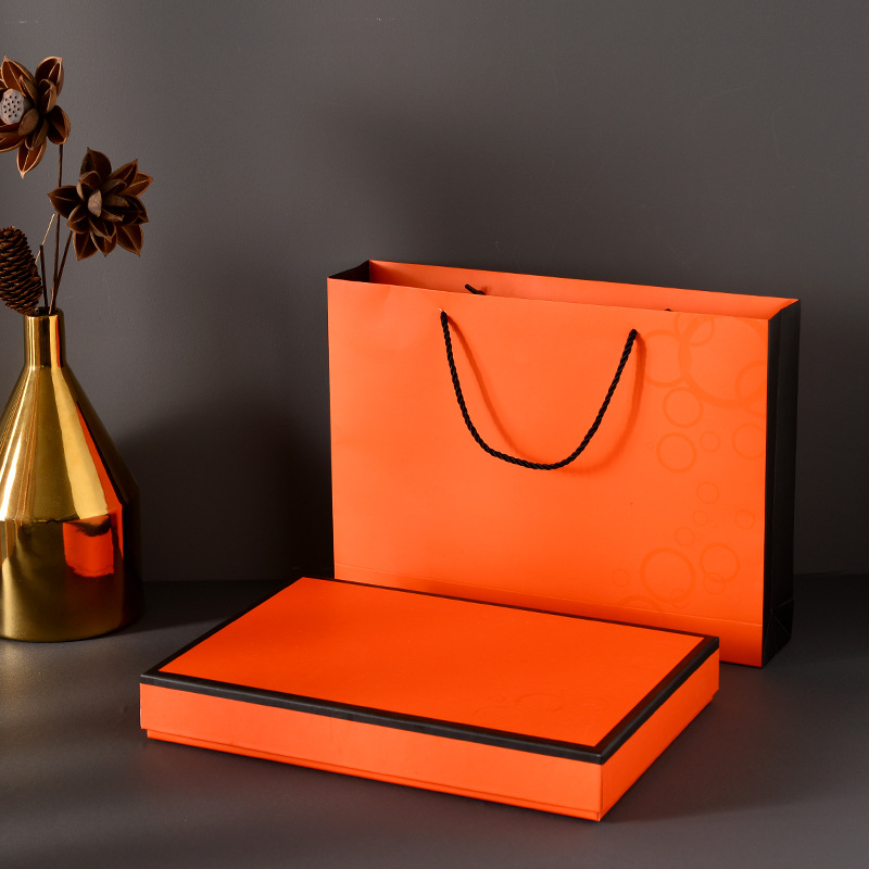 Высококачественная упаковка для шарфа, подарочная коробка, оптовая продажа, настраиваемый логотип