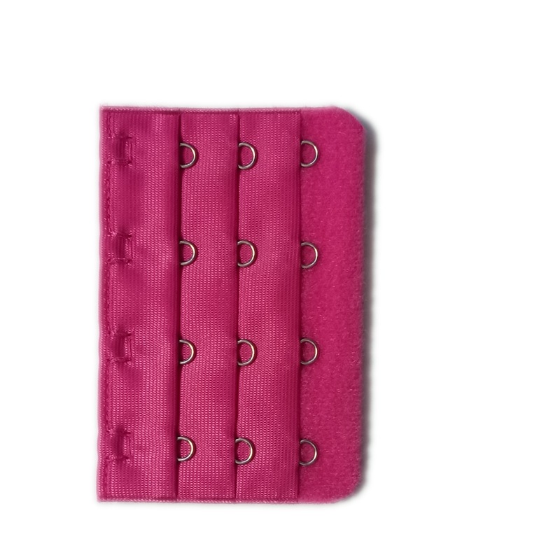 Three Rows and Four-Button Bra Extension Buckle Three Rows and 4-Button Intimates Extension Back Buckle Unpackaged Electroplated Bra Hook