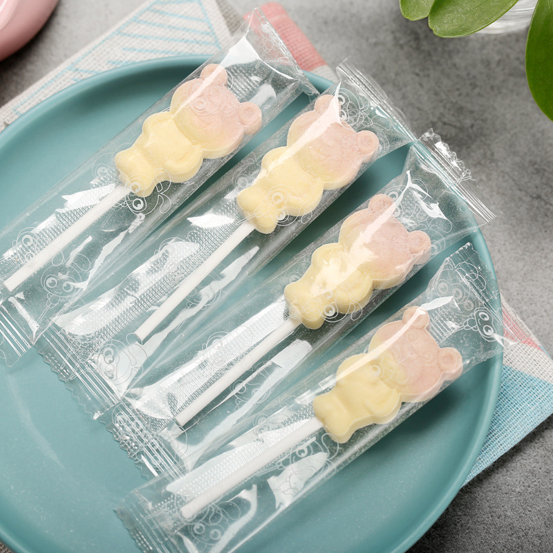 Jiji Soy Milk Fresh Milk Stick 108g Individually Packaged Snack Lollipop Candy Milk Calcium Blueberry Flavored Milk Bar