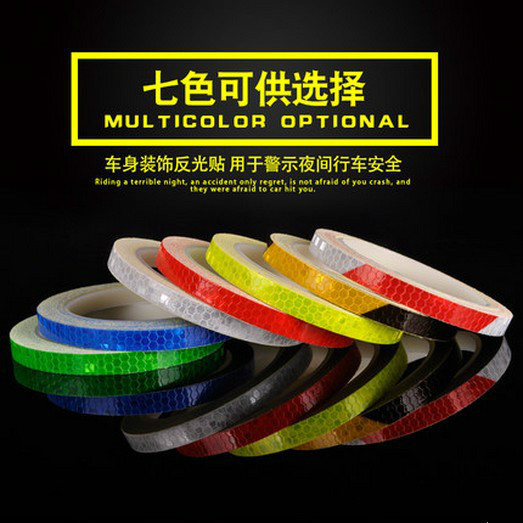 Bicycle reflective stickers mountain bike body stickers luminous safety equipment motorcycle accessories wholesale