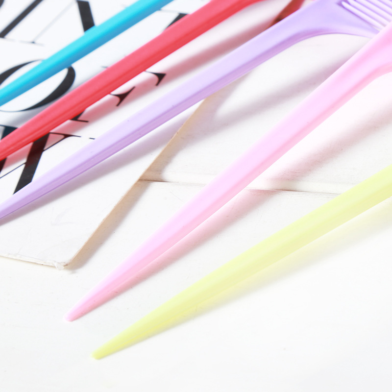 Pick Comb Pointed Tail Comb Hairdressing Comb High and Low Teeth Partition Hair Comb Anti-Static High Temperature Resistant Hair Comb