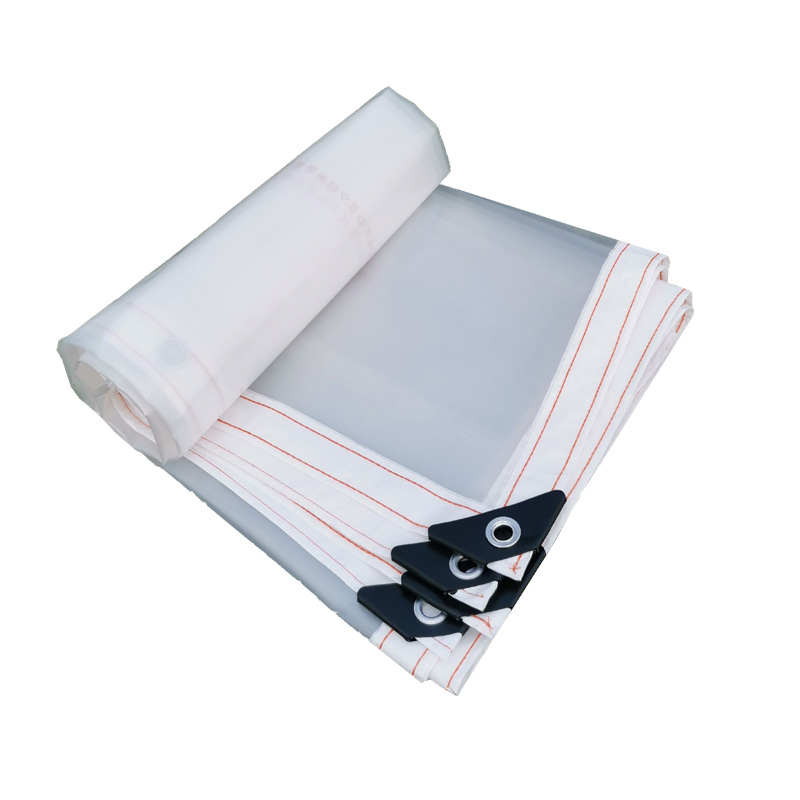 Plastic film transparent thickened edge punching insulation film rain-proof waterproof windproof film rain-proof cloth succulent flower cold-proof