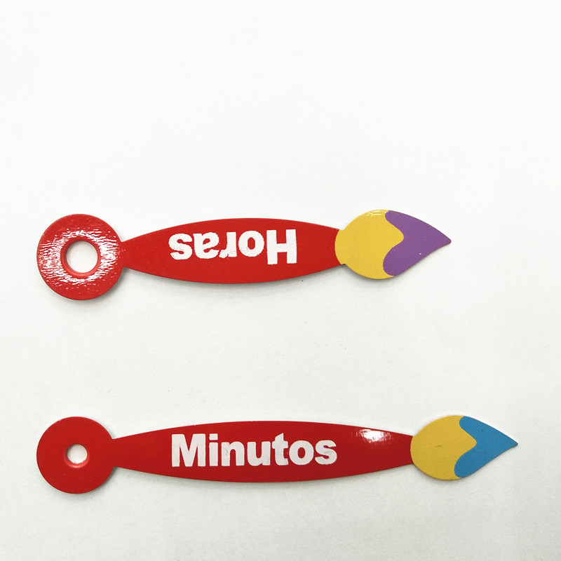 Metal Clock Pointer Pencil Education Card Ventilated DIY Children Handmade Clock Hand Accessories Thick Shaft Seiko Shaft Clock Hand