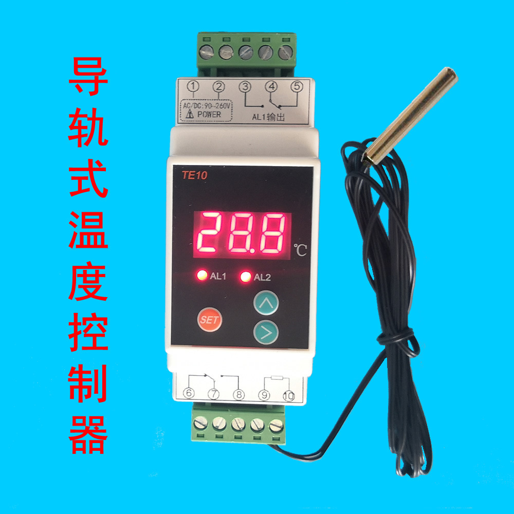 Контроллер температуры с цифровым дисплеем, регулируемый, для холодного и теплого использования, отопление и охлаждение, солнечная энергия