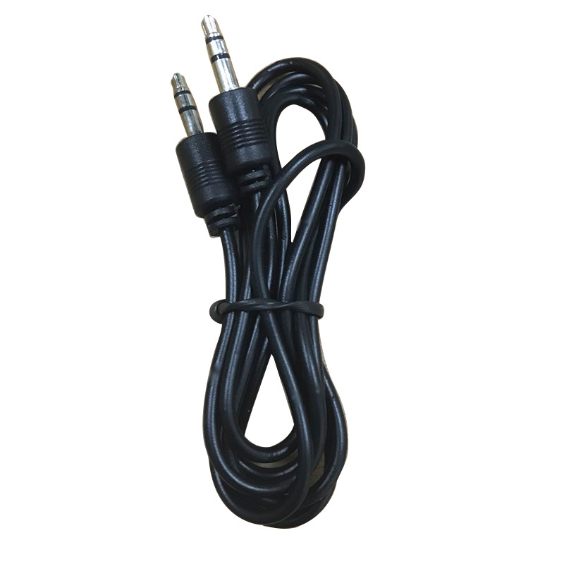 Factory direct 1 meter 3.5mm to 3.5mm audio line male to male AUX to recording line speaker 3.5 audio line