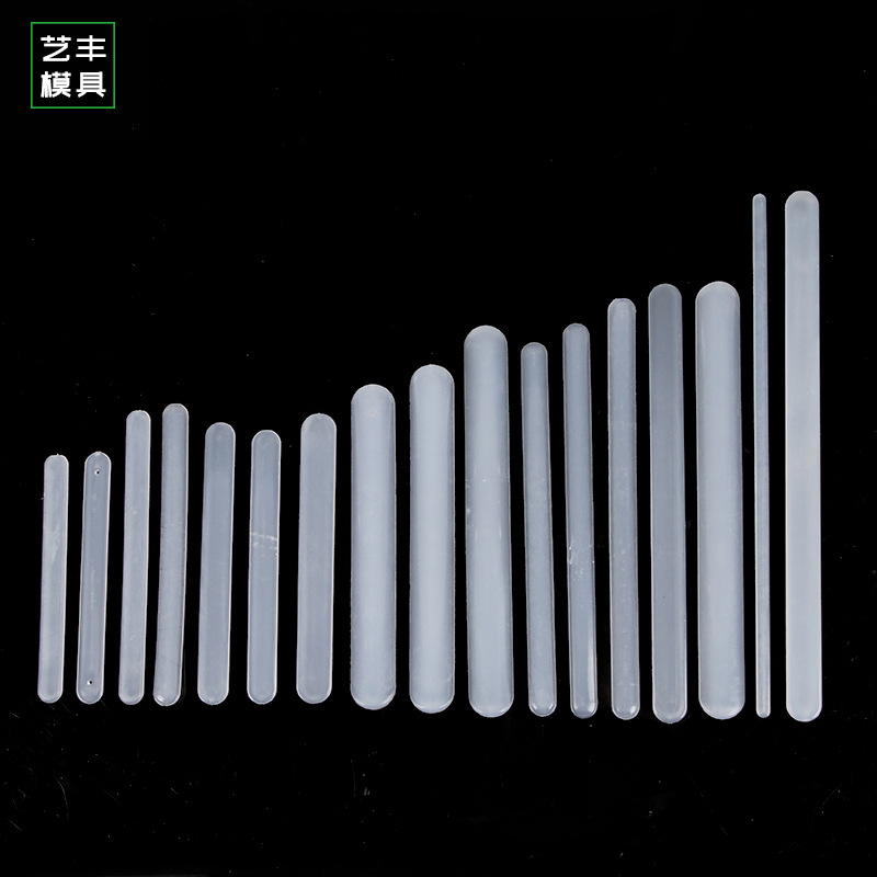 Pp Waist Strip Transparent Pp Soft Rubber Bone Waist Strip Double-Ended Thin Plastic Bone Waist Strip Fish Bone Custom Wholesale