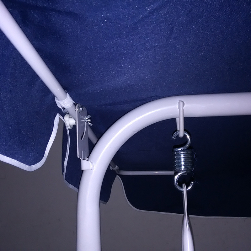 Outdoor Rocking Chair new three-person swing sunshade swing folding seat swing rocking chair factory direct supply