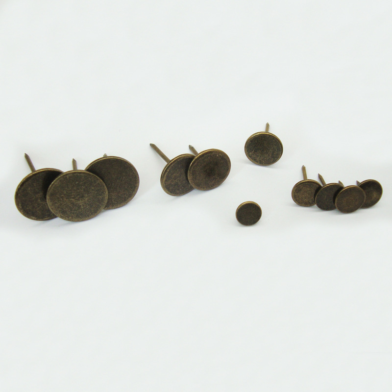 Flat Head Thumbtacks, Long Needle Tacks, Large Head Tacks, Round Head Nails, Furniture Hardware Accessories, Vintage New Chinese Style Sofa Nails