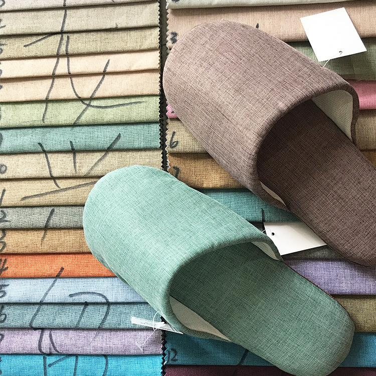 Spot 300D imitation linen fine linen solid color fabric luggage sofa pillow fabric manufacturers wholesale