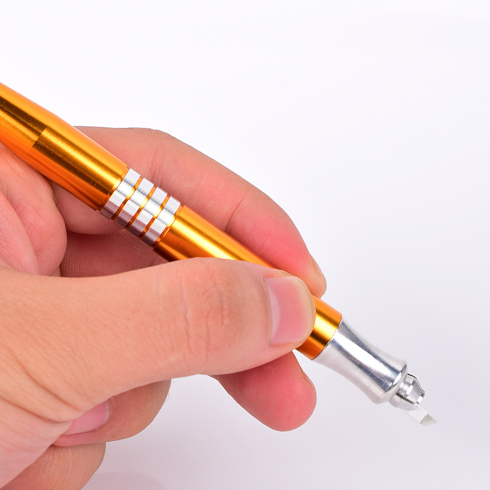 Specialized for Foreign Trade: 0.2mm Tattoo Needles for White Skin, Manual Tattoo Needles, Tattoo Blades for Floating Eyebrow Embroidery, Eyebrow Tattoo Blades