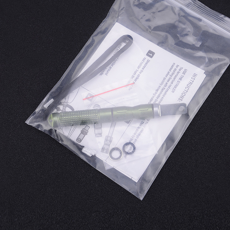 CNC full waterproof outdoor flint lighter stick with super hard alloy blade outdoor camping survival EDC tool