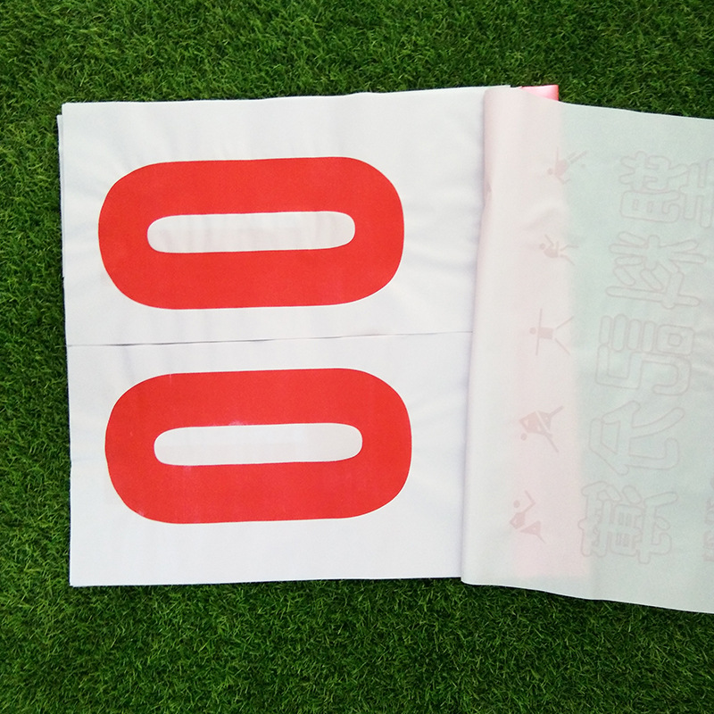 Basketball football plastic flip scoring book PVC waterproof scoring card ball game scoring thin factory direct sales