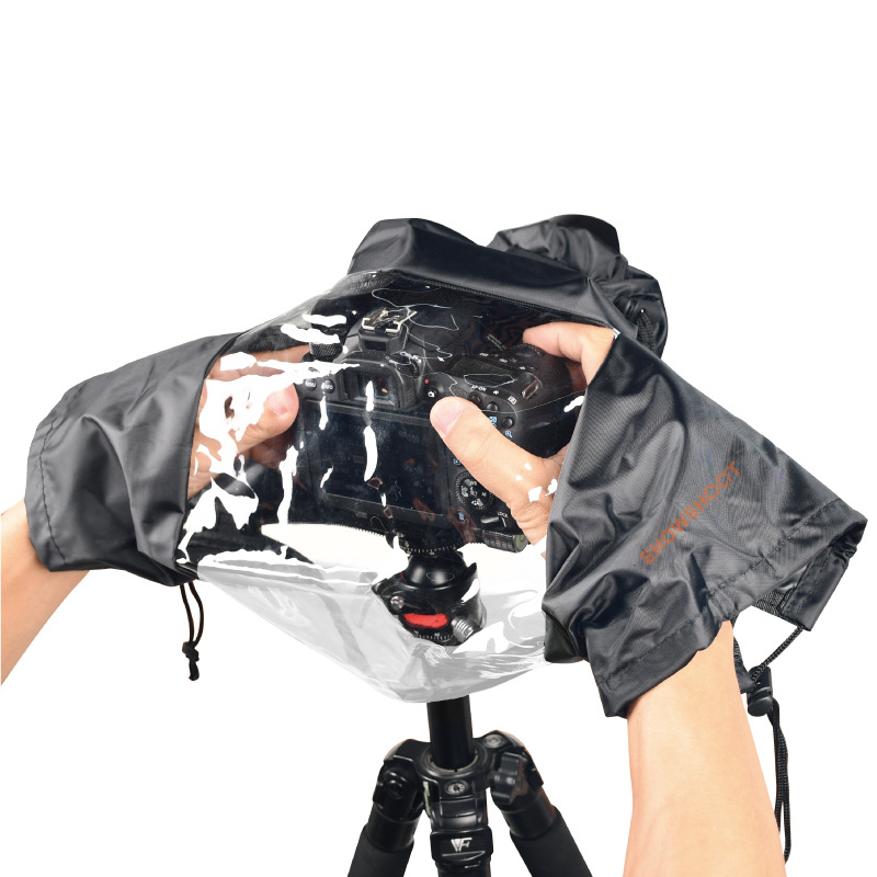 SLR camera rain cover photography raincoat suitable for Canon Nikon medium telephoto lens sand cover poncho