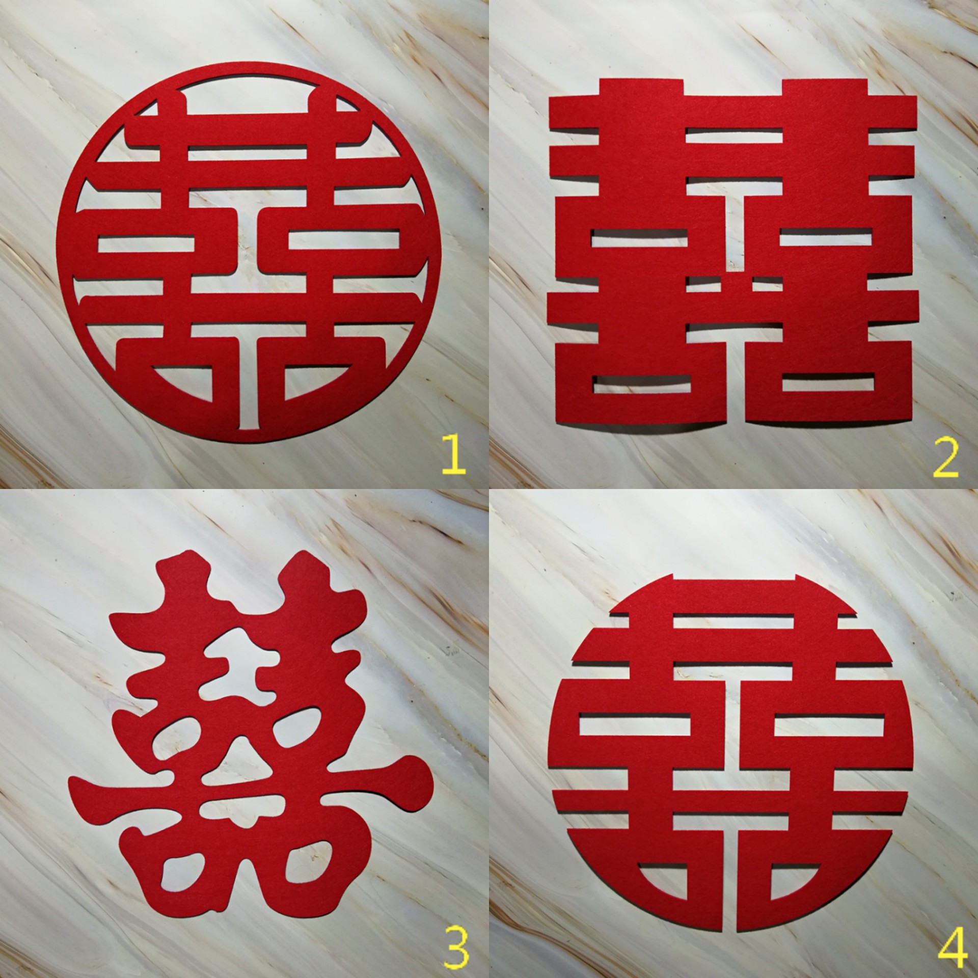 Стерео нетканый материал экстра большой наклейка с радостным словом для свадебного зала