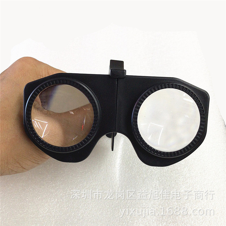 mini folding VR glasses gift stereo glasses mini folding VR mobile phone 3D glasses folding 3D small glasses