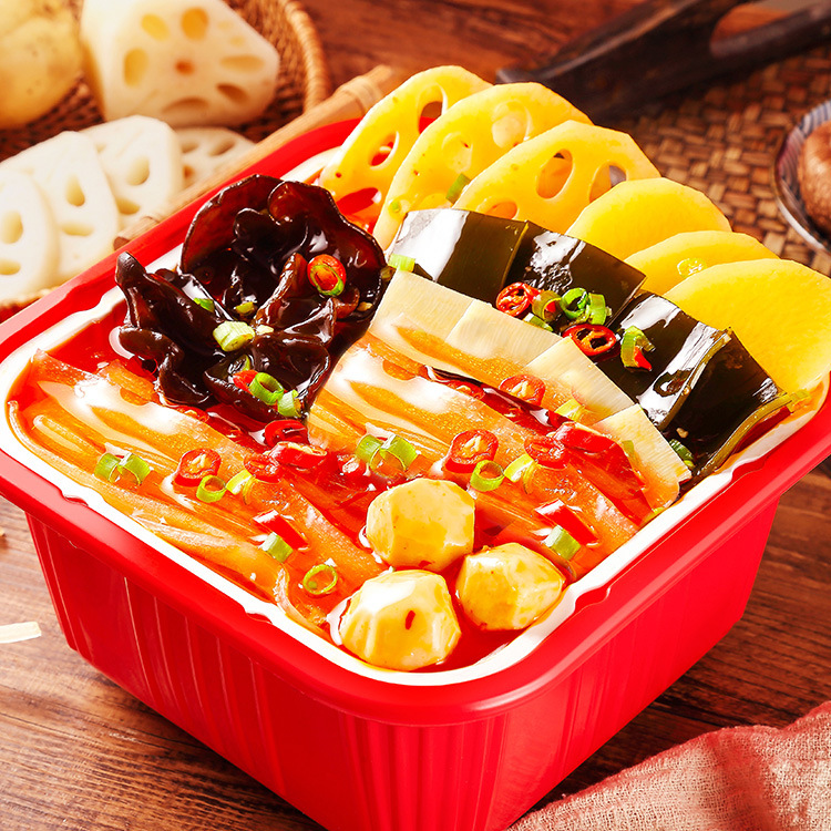 Chongqing self-cooked hot pot lazy people convenient fast food spicy Bashu self-heating Net red food wholesale self-heating small hot pot