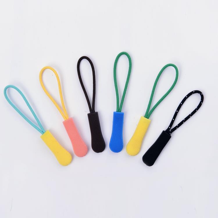 Wholesale In-Stock Injection-Molded Zipper Pullers and Tpu Cords for Clothing and Bags, Custom Service Available