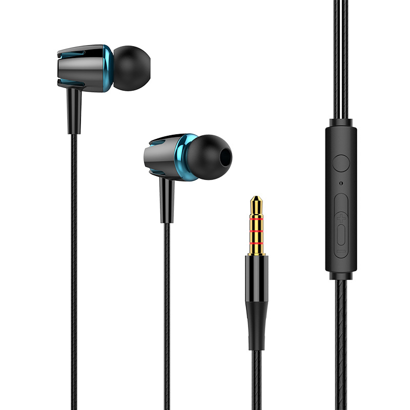 [Big Order] Subwoofer In-ear Headphones Suitable for Vivo In-line Headphones with Mic Mobile Phone Universal Headphones