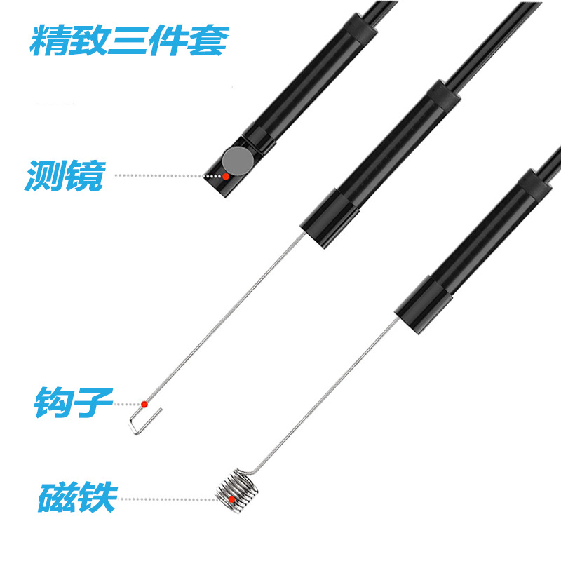 TYPE C Industrial USB endoscope HD camera waterproof pipe inspection auto repair unlock air conditioner
