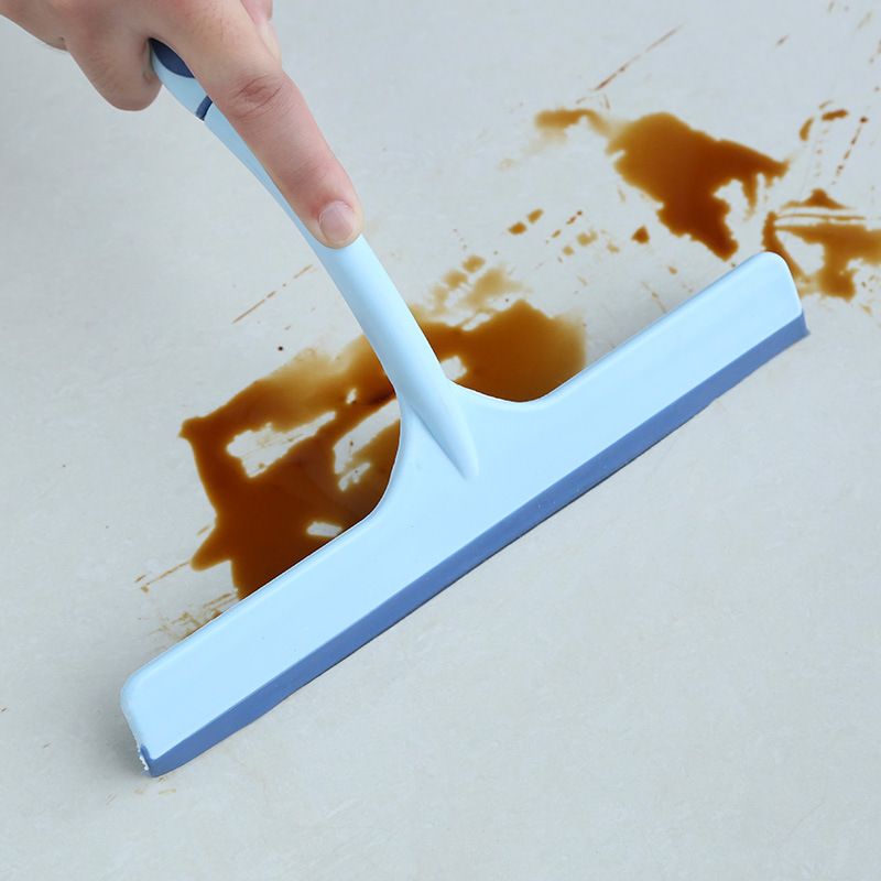 Source 25cm Rubber Glass Wiper Household Glass Wiper Bathroom Bathroom Long Handle Glass Wiper