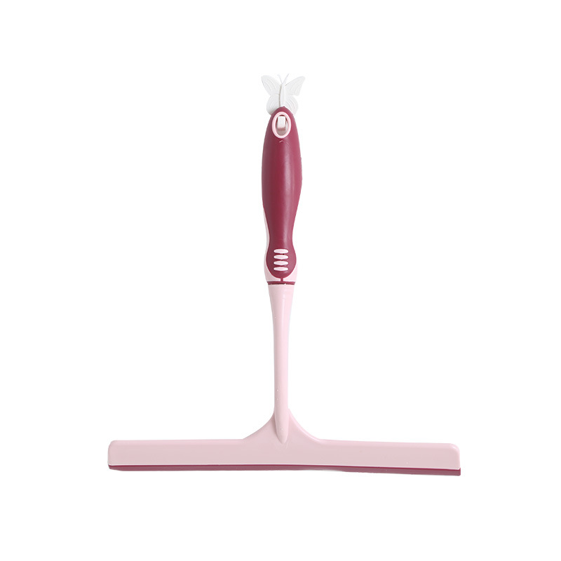 Source 25cm Rubber Glass Wiper Household Glass Wiper Bathroom Bathroom Long Handle Glass Wiper