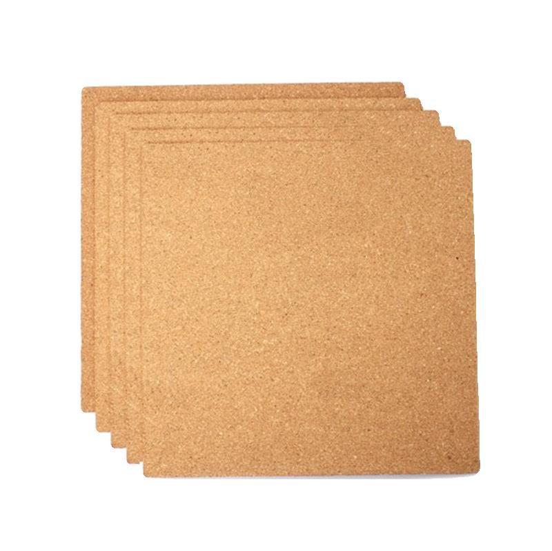 Adhesive Cork Board Self-Adhesive Cork Sticker Cork Wall Sticker Photo Wall Thumbtack Board Bulletin Board Display Column 30X30Cm