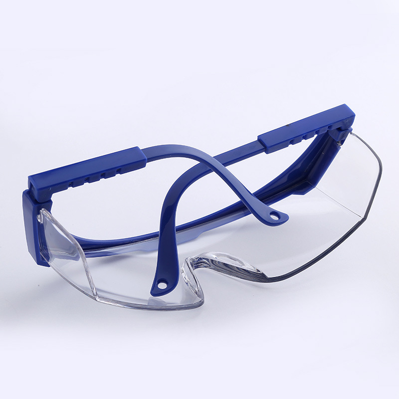 Direct supply of anti-impact telescopic leg protective glasses polished welding glasses anti-spatter anti-acid and alkali goggles