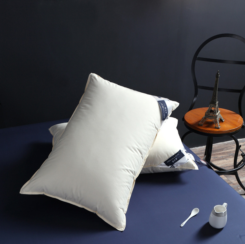 Cotton down pillow 95 White Goose Down duck down pillow core five-star hotel special cotton pillow wholesale