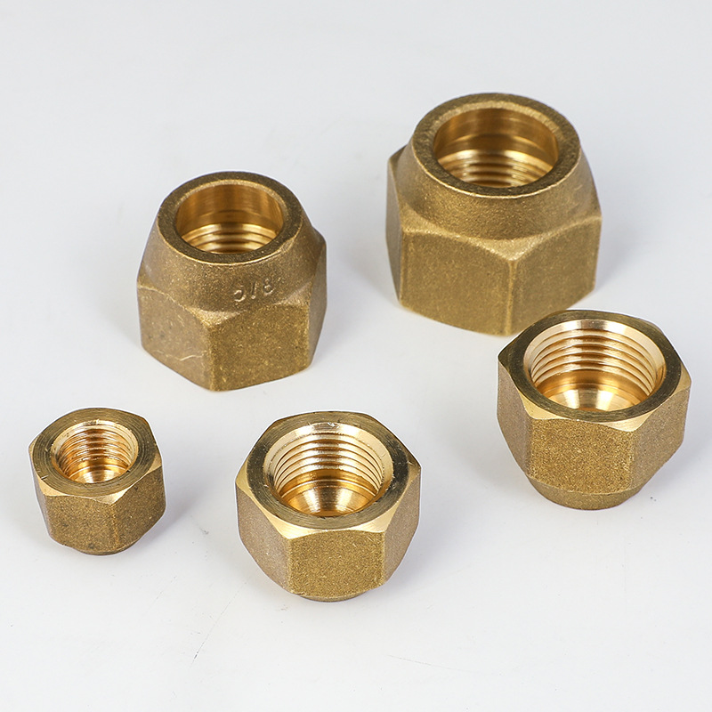 Аксессуары для кондиционеров, латунные гайки, дюймовые и метрические, 20 штук