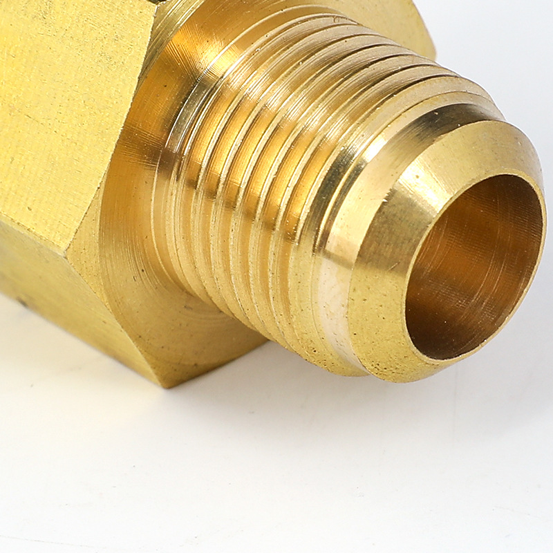 Supply brass joint air conditioner inner and outer wire adapter copper wire internal thread copper variable diameter adapter
