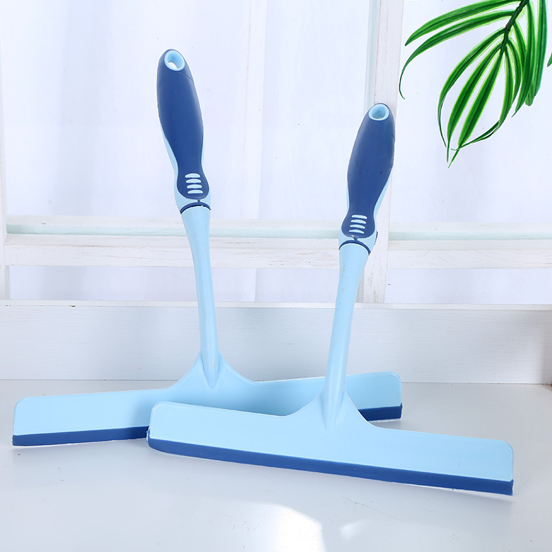 Source 25cm Rubber Glass Wiper Household Glass Wiper Bathroom Bathroom Long Handle Glass Wiper