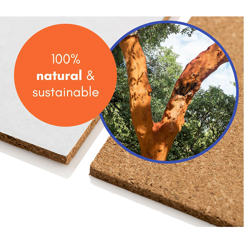 Adhesive Cork Board Self-Adhesive Cork Sticker Cork Wall Sticker Photo Wall Thumbtack Board Bulletin Board Display Column 30X30Cm