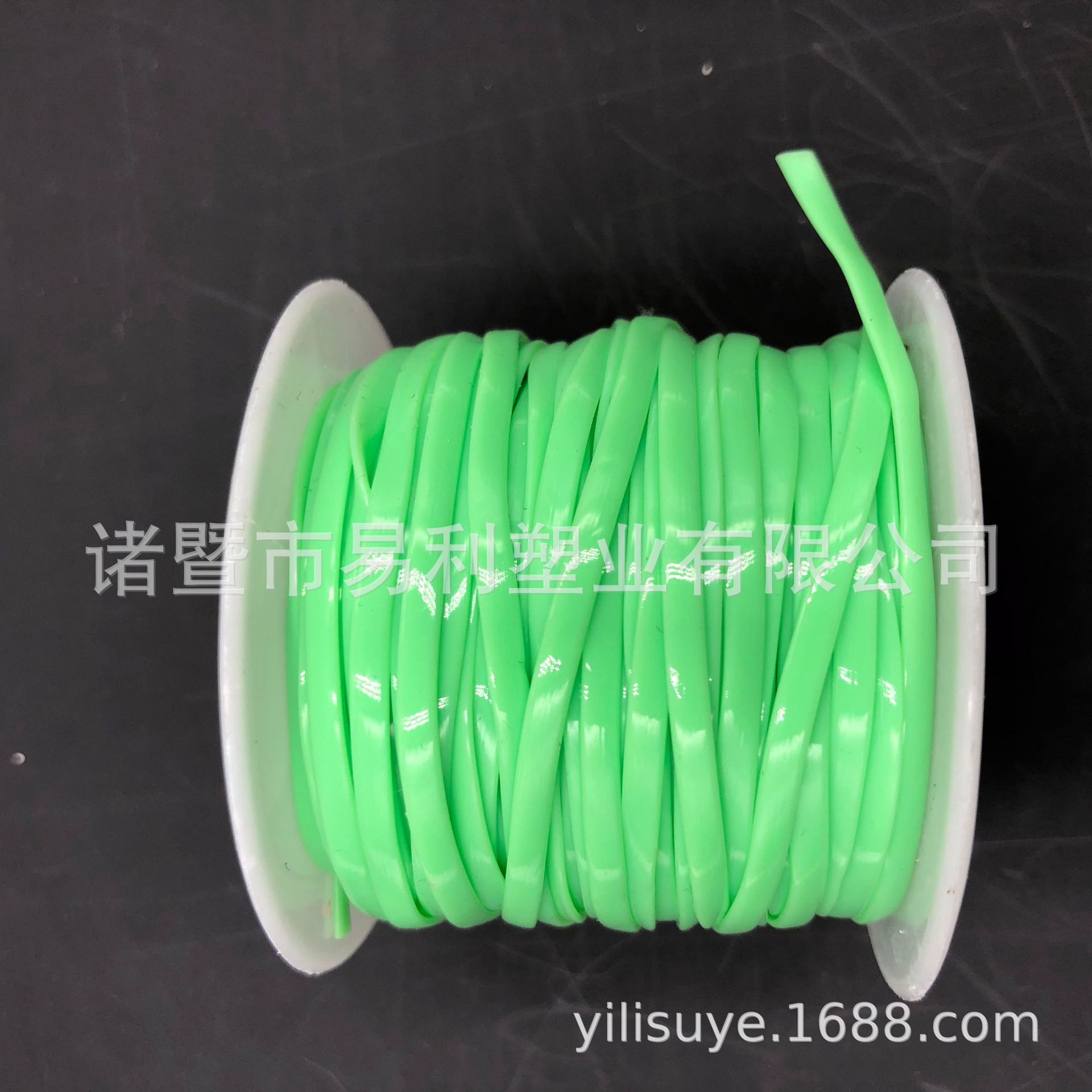 [Cross-border hot sale] DIY environmental protection PVC plastic braided rope plastic flat belt 25m 14 colors