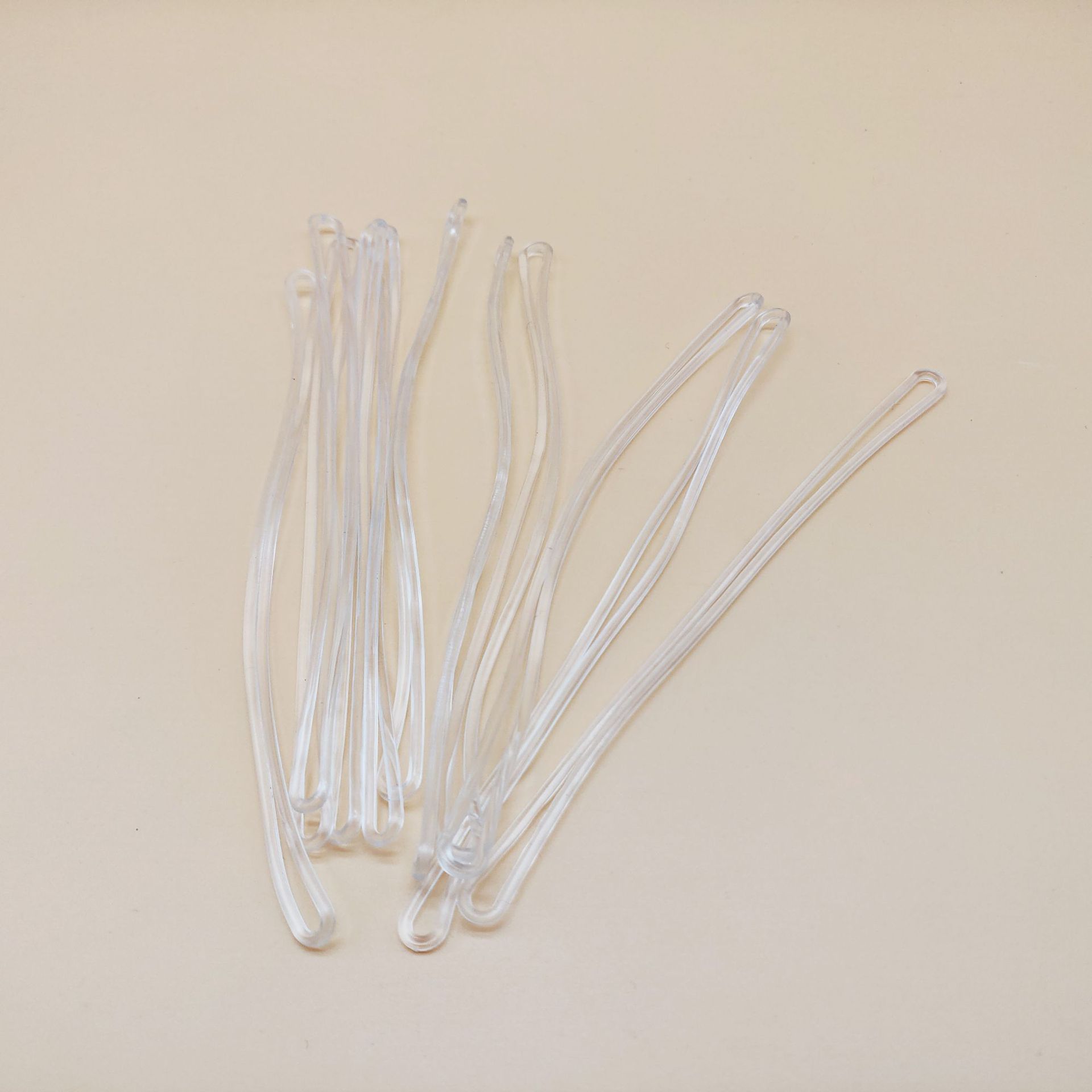 Plastic hanging rope PVC transparent rope transparent lanyard luggage tag lanyard boarding pass lanyard color lanyard batch