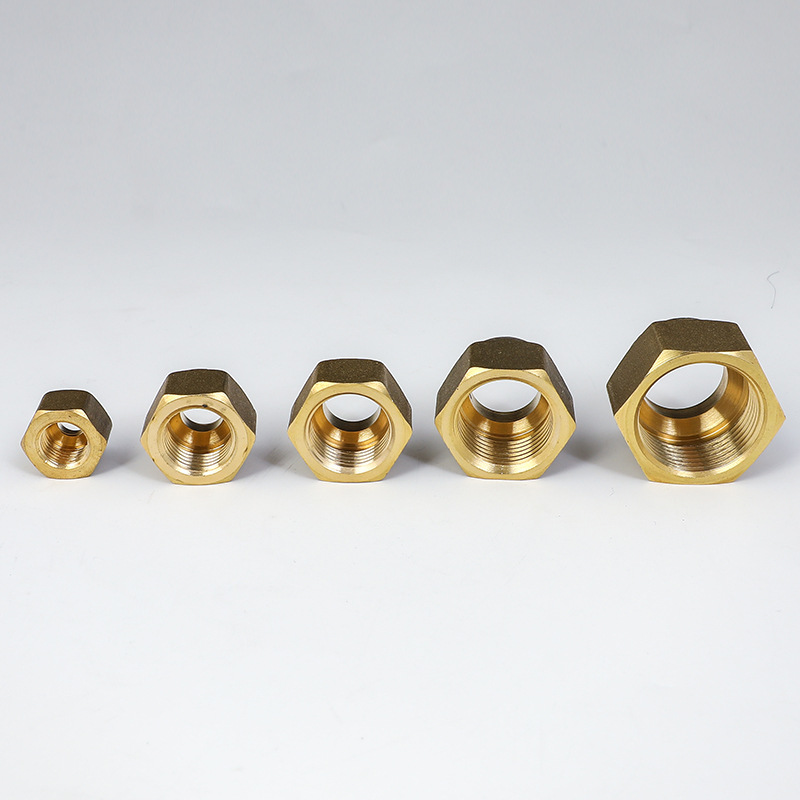Air conditioning accessories brass nazi inch metric copper nut thin thick boutique copper nut spot 20 PCs