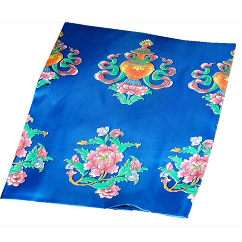 Pengfei Hada Factory Clearance Sale of Xizang Supplies - Large Quantities, Preferential Pricing - Eight Auspicious Symbols, Five-Colored Printed Hada, Discounted Sale