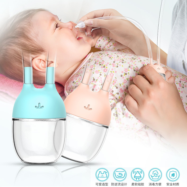 Source manufacturers nasal aspirator new children baby cleaning nose excrement sucking nose nasal congestion cleaner nasal aspirator