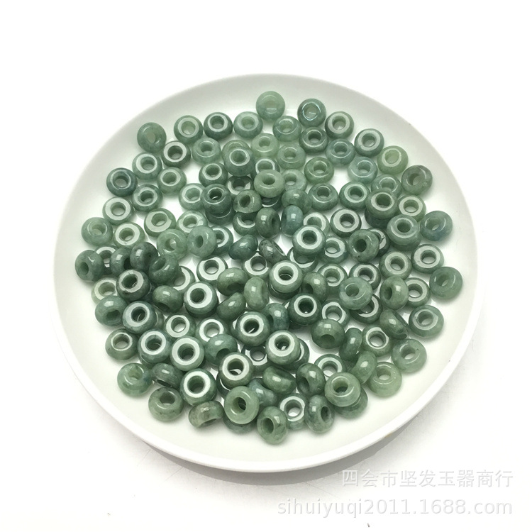 Оптовая продажа нефритовых колец, нефритовые аксессуары, маленькие круги, DIY материалы, свободные бусины