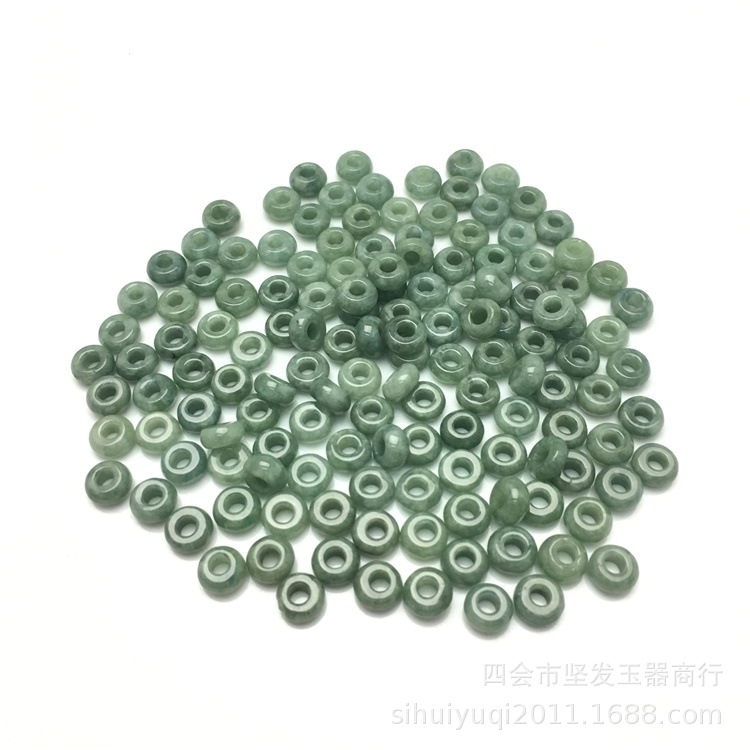 Jade wholesale a goods Jade jade ring jade accessories small circle DIY craft materials loose beads jewelry accessories