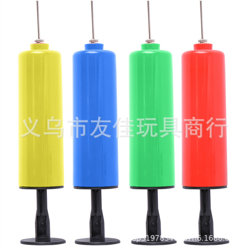 Портативный ручной насос, 6 дюймов, для надувных колец, баскетбольных мячей, мини-насос из пластика