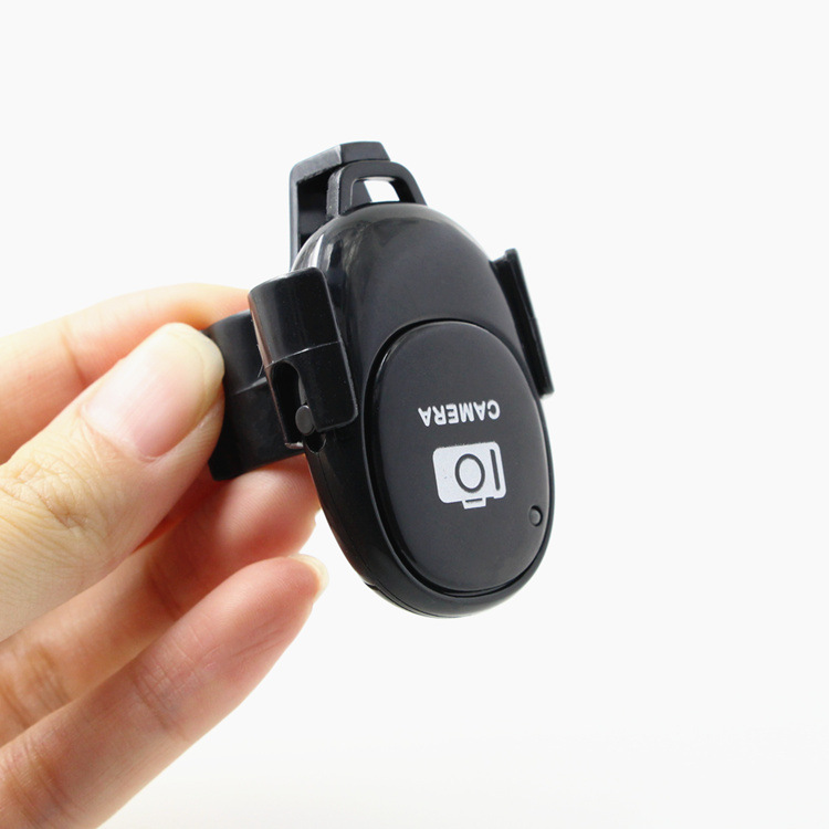 Lazy Bluetooth Remote Control Buckle Selfie Device Bluetooth Multi-Function Selfie Stick Fixed Card Holder Clip Manufacturer Wholesale