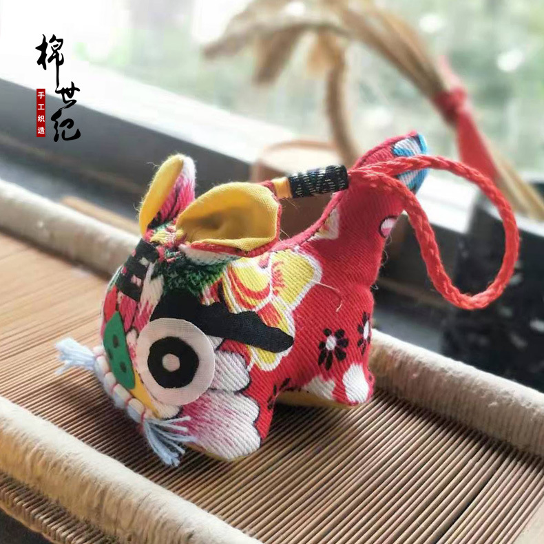 Традиционные китайские тканевые тигровые украшения, китайские подарки, народные ремесла, туристические сувениры