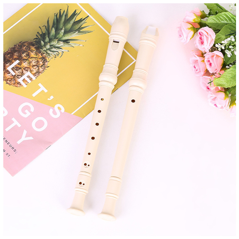 New 8-Hole Student Kidsren's Recorder German-Style Treble Plastic Flute Wind Instrument Factory Direct Supply Recorder Wholesale