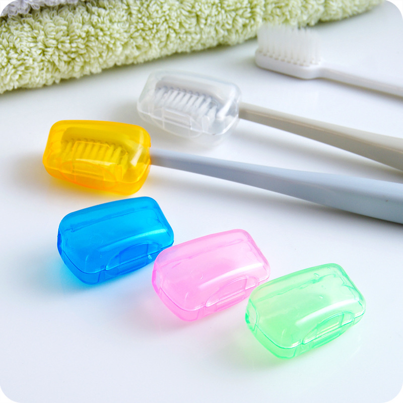 Toothbrush head protective case portable travel toothbrush box toothbrush holder toothbrush box 5 pack factory wholesale