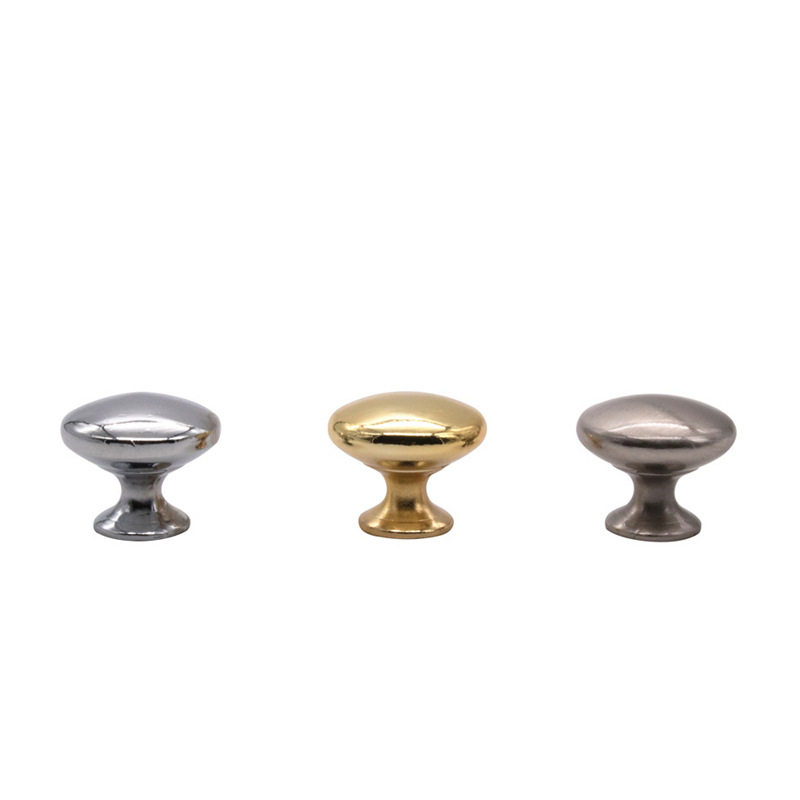 Solid Zinc Alloy Round Single Hole Small Handle Modern Simple Cabinet Drawer Wardrobe Door Handle Hardware Accessories