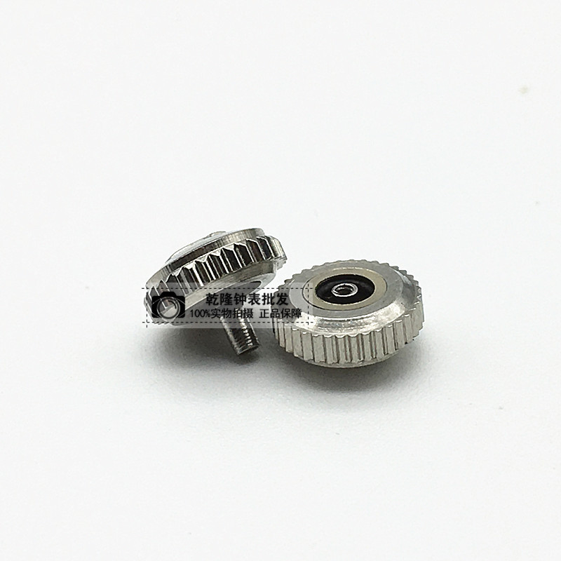 Watch accessories men's all-steel substitute T41 head Watch handle long tube flat thick hole thin hole gold and silver outer diameter 7mm