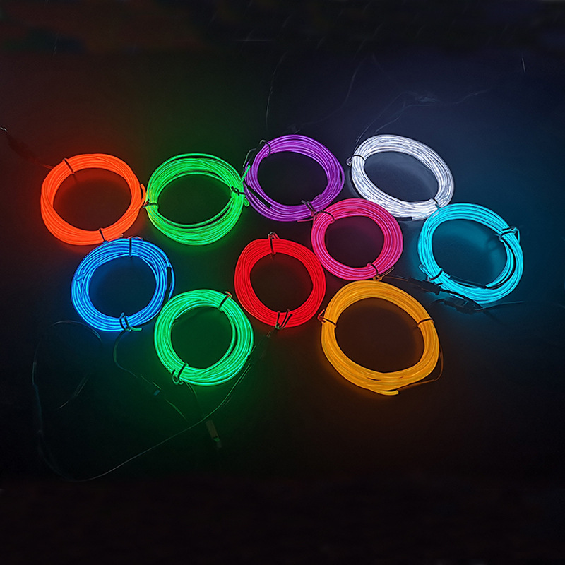 Imported material production el2.3 Cold Light Special bright EL luminous light screen stage props decorative light line