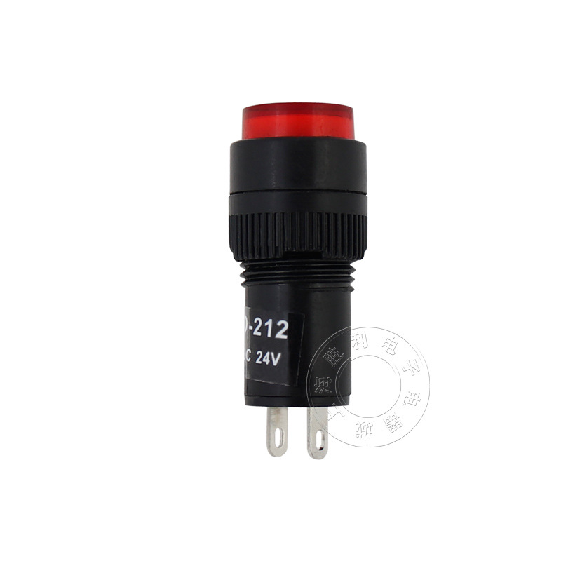 Nxd-211 Small Signal Light Indicator Light Opening 10mm Dc12V 24V Red, Yellow and Green Three-Color Led Bulb